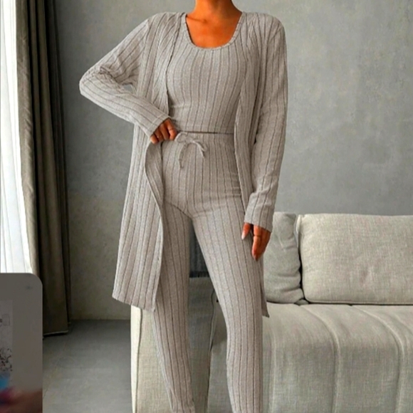 SHEIN Other - Womans 3 piece lounge wear/ pajamas LIGHT PURPLE